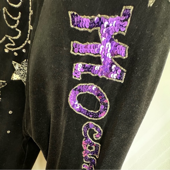 Rare 80’s Bonnie & Boerer & CO Beaded Old Hollywood Nightclubs Velvet Jacket. - Picture 7 of 16